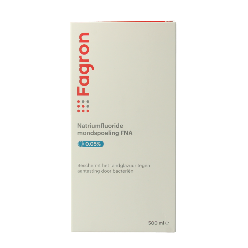 Fagron Natriumfluoride mondspoeling 0.05% 500.00 Milliliter