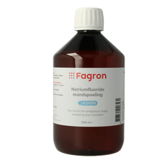 Fagron Natriumfluoride mondspoeling 0.025 500.00 Milliliter