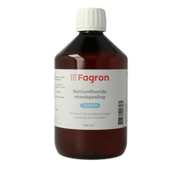Fagron Natriumfluoride mondspoeling 0.025 500 Milliliter