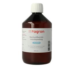 Fagron Natriumfluoride mondspoeling 0.025 500 Milliliter