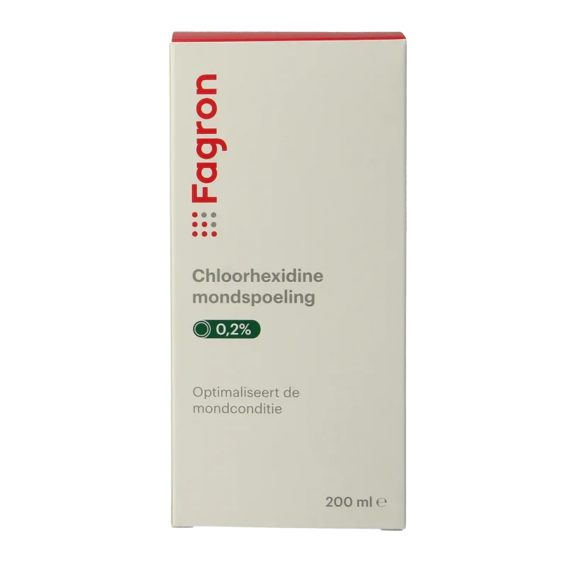 Fagron Chloorhexidine mondspoeling 0.2% 200 Milliliter