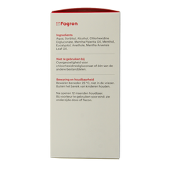 Fagron Chloorhexidine mondspoeling 0.2% 200.00 Milliliter