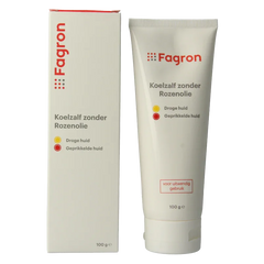 Fagron Koelzalf zonder rozenolie doos & bijsluiter 100 Gram
