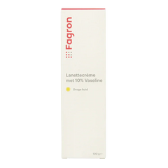 Fagron Lanettecreme 10% vaseline met doosje 100 Gram