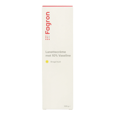 Fagron Lanettecreme 10% vaseline met doosje 100 Gram