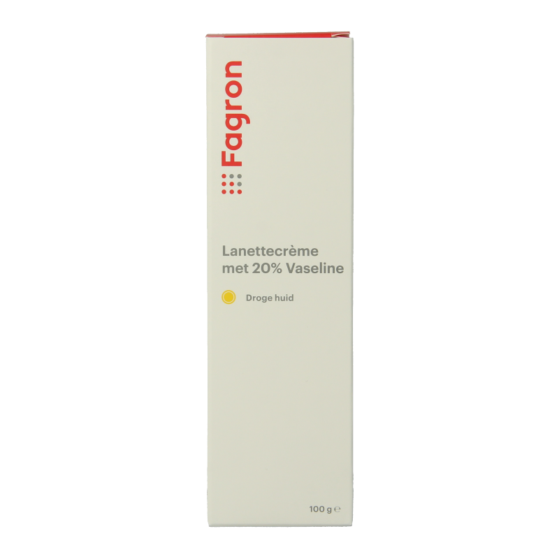 Fagron Lanettecreme met 20% vaseline 100 Gram