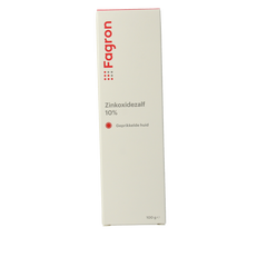 Fagron Zinkoxidezalf 10% met doos en bijsluiter 100 Gram