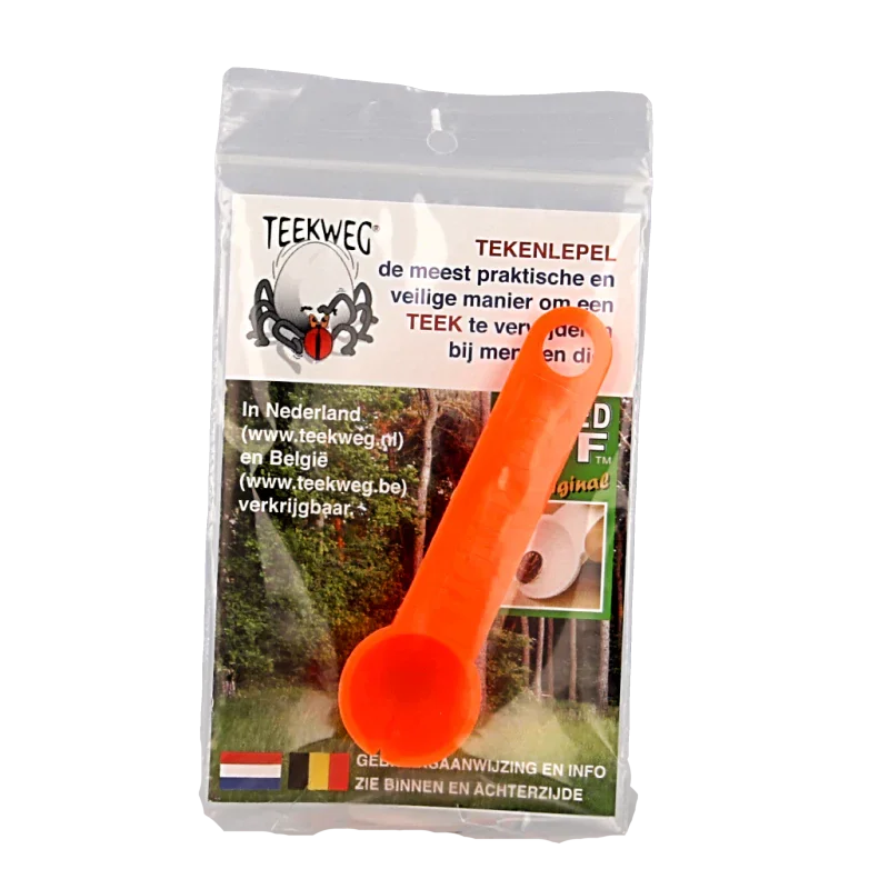 Teekweg Ticked off tekenlepel oranje 1 Stuks