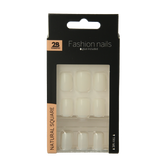 2B Nails natural square 24 Stuks