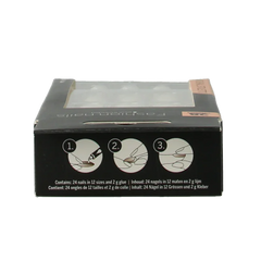 2B Nails natural stiletto 24 Stuks