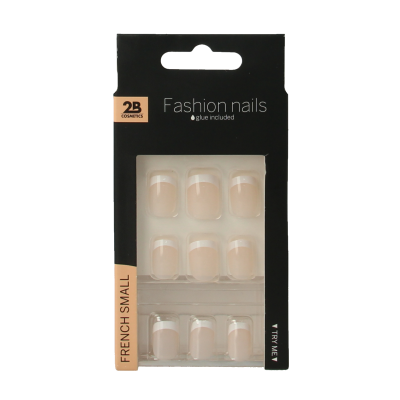 2B Nails french small 24 Stuks