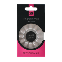 2B Nails french small 24.00 Stuks