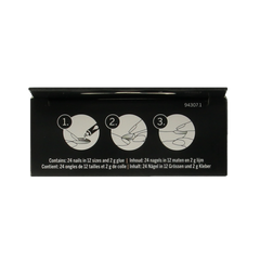 2B Nails french small 24 Stuks