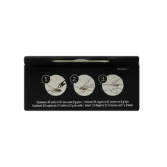 2B Nails french medium 24 Stuks