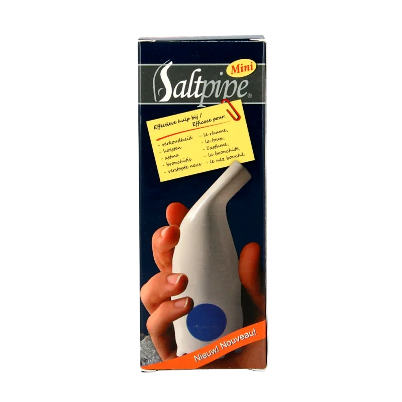 Saltpipe Mini zout inhalator met halitzout 25 Gram
