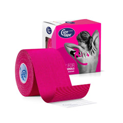 Cure Tape Kinesiotape roze 5cm x 5m 1 Stuks