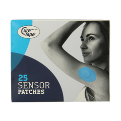 Cure Tape Sensor patch blue 25 Stuks
