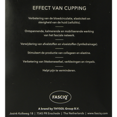 FASCIQ Body & face cupping set 6 Stuks