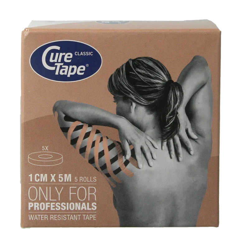 Cure Tape Sports beige 5m x 1cm 5 Stuks