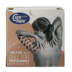 Cure Tape Sports beige 5m x 1cm 5 Stuks