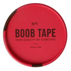 Cure Tape Boobtape no 1 incl. nipple covers - 5cm x 5m blac 1 Stuks