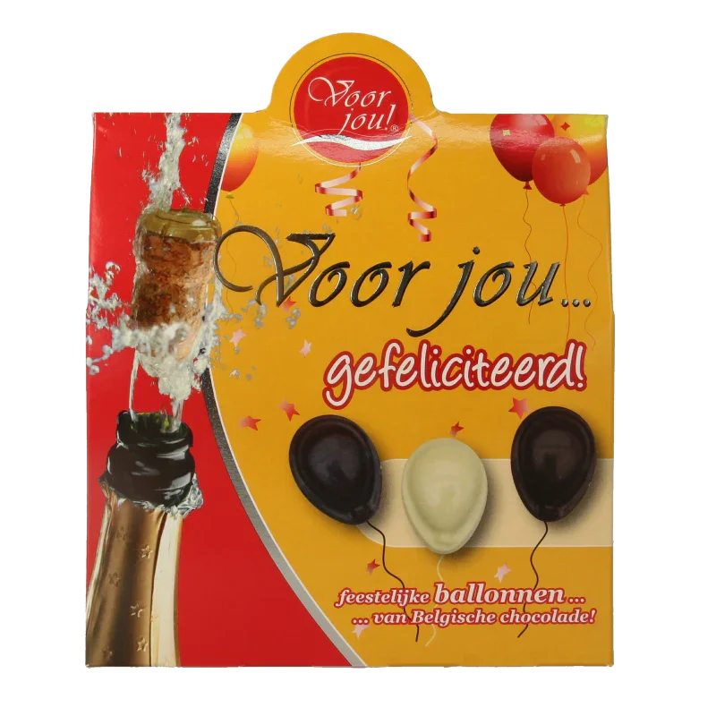 Voor Jou! Cadeau doos gefeliciteerd 100 Gram