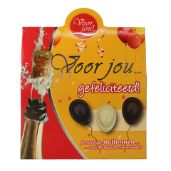 Voor Jou! Cadeau doos gefeliciteerd 100 Gram