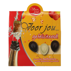Voor Jou! Cadeau doos gefeliciteerd 100 Gram