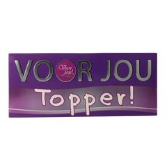 Voor Jou! Wensreep topper 70 Gram