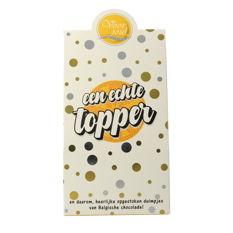 Voor Jou! Cadeau doos young duimpjes topper 100 Gram
