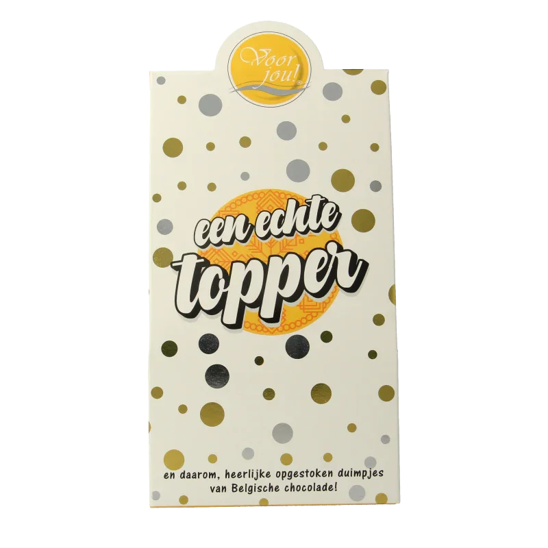 Voor Jou! Cadeau doos young duimpjes topper 100 Gram
