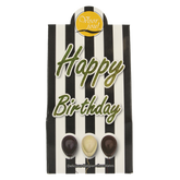 Voor Jou! Cadeau doos black & white happy birthday 100.00 Gram