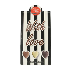 Voor Jou! Cadeau doos black & white with love 100 Gram