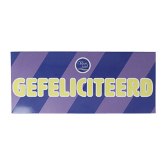 Voor Jou! Wensreep melkchocolade gefeliciteerd 70.00 Gram