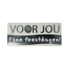 Voor Jou! Wensreep fijne feestdagen 70.00 Gram