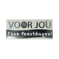 Voor Jou! Wensreep fijne feestdagen 70 Gram