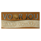 Voor Jou! Wensreep melkchocolade knuffel 70 Gram