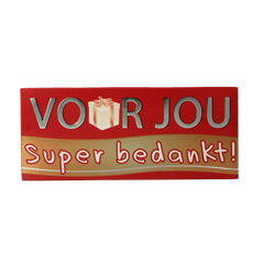 Voor Jou! Wensreep super bedankt 70 Gram
