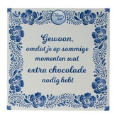 Voor Jou! Wensreep Delftsblauw gewoon omdat 75 Gram