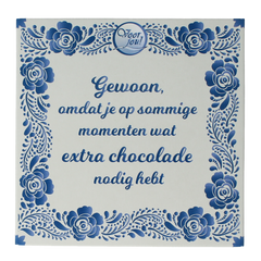 Voor Jou! Wensreep Delftsblauw gewoon omdat 90 Gram