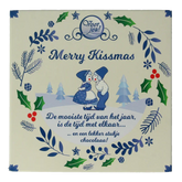 Voor Jou! Wensreep Delftsblauw Kerst merry kissmas 90 Gram