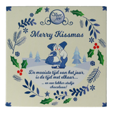 Voor Jou! Wensreep Delftsblauw Kerst merry kissmas 90 Gram