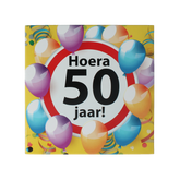 Voor Jou! Tablet hoera 50 jaar 75.00 Gram