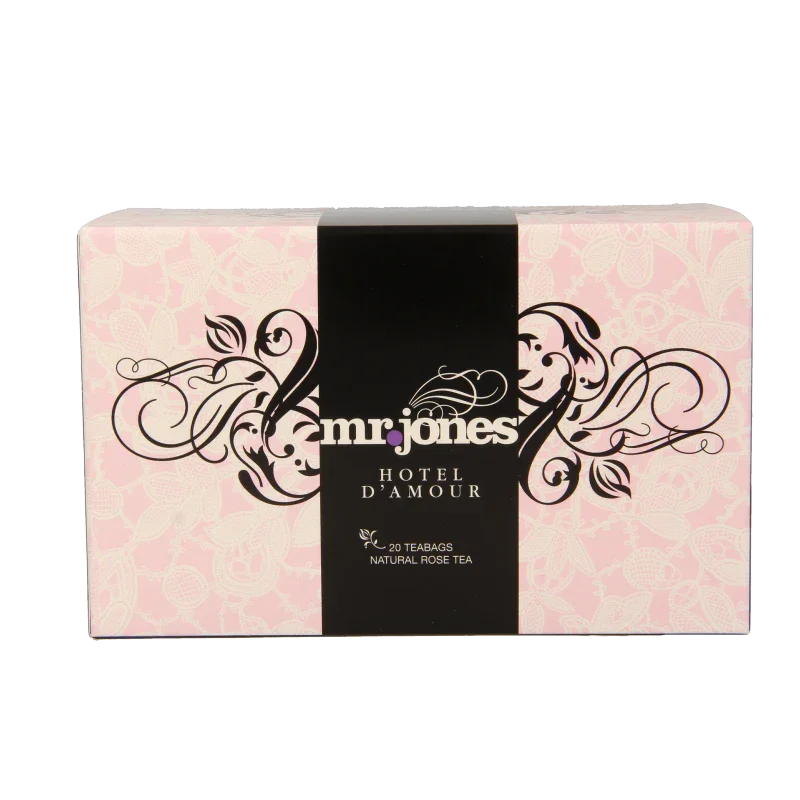 Mr. Jones Hotel d amour rozen thee bio 20 Zakjes