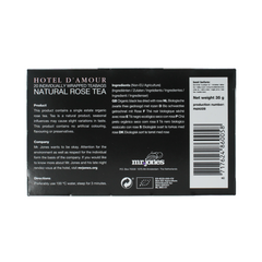 Mr. Jones Hotel d amour rozen thee bio 20.00 Zakjes
