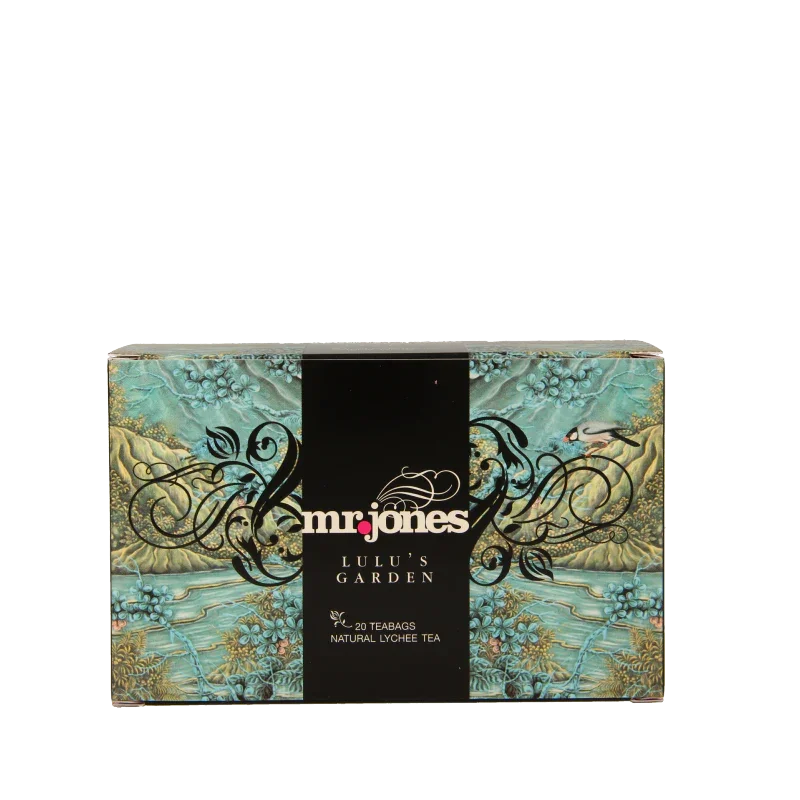 Mr. Jones Lulu's garden lychee thee 20.00 Zakjes