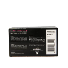 Mr. Jones Lulu's garden lychee thee 20 Zakjes