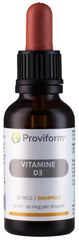 Proviform Vitamine D3 25mcg druppels 30 Milliliter