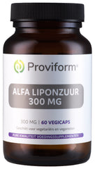 Proviform Alfa liponzuur 300 mg 60.00 Vegetarische capsules