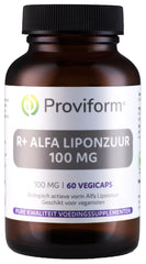Proviform R+ Alfa liponzuur 100 mg 60.00 Vegetarische capsules